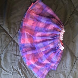 Girls tutus. Gold 3t and purple pink plaid 3t